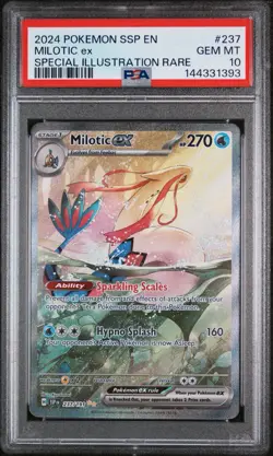 2024 Pokemon Surging Sparks Milotic EX #237/191 PSA 10 - Image 1