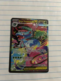 Pokemon TCG Mega Venusaur EX Special Illustration Rare 177/132 Mega Evolution - Image 1