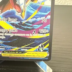 Mega Sharpedo ex 127/094 Phantasmal Flames Special Illustration Rare Pokemon - Image 4