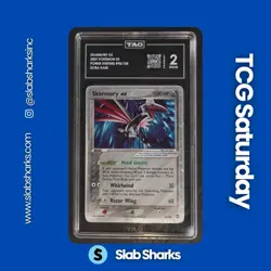 2007 POKEMON EX POWER KEEPERS #98/108 SKARMORY EX TAG 2 - Image 1