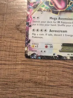 Pokemon Rayquaza EX XY69 2015 Black Star Promo MP - Image 4