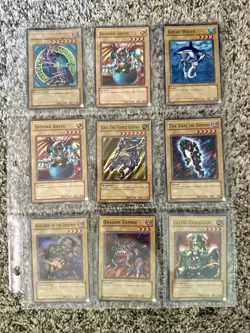 Yu-Gi-Oh! Trading Card Collection Lot Of 70 Cards From 1996 - Image 1