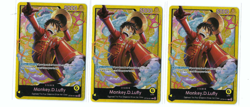 (3) One Piece Egghead Monkey.D.Luffy ST29-001 Leader ALTERNATE ART - Image 1