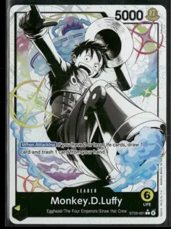One Piece Monkey.D.Luffy (001) (Parallel) - Starter Deck 29: Egghead (ST-29) - Image 1