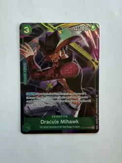 Dracule Mihawk Illustration Box 4 ST12-003 One Piece Promotion Cards Foil TCG - Image 1