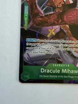 Dracule Mihawk Illustration Box 4 ST12-003 One Piece Promotion Cards Foil TCG - Image 4