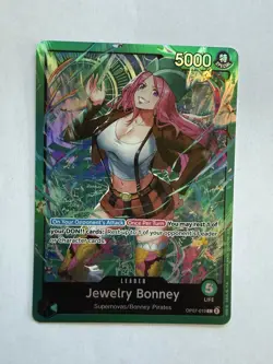 Jewelry Bonney OP07-019 Starter Deck 24: GREEN Jewelry Bonney Foil Trading Card - Image 1
