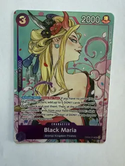 Black Maria Illustration Box Vol.2 OP08-074 One Piece Promotion Cards Foil - Image 1