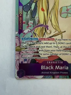 Black Maria Illustration Box Vol.2 OP08-074 One Piece Promotion Cards Foil - Image 4