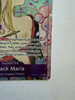 Black Maria Illustration Box Vol.2 OP08-074 One Piece Promotion Cards Foil - Image 5