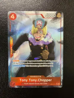 One Piece CCG Tony Tony.Chopper OP10-011 Premium Booster Foil Rare Alt Art NM - Image 1