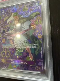 2024 ONE PIECE OP09 EMPERORS IN THE NEW WORLD - ZORO JUUROU SP #067 - PSA 10 - Image 3