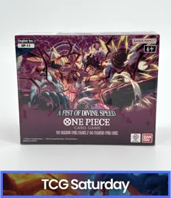 ONE PIECE TCG A FIST OF DIVINE SPEED OP-11 FACTORY SEALED BOOSTER BOX - Image 1