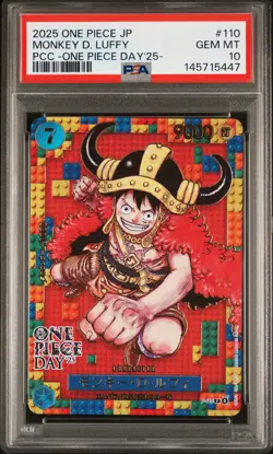2025 ONE PIECE JPN PREMIUM COLLECTION ONE PIECE DAY'25 MONKEY D. LUFFY PSA 10 - Image 1