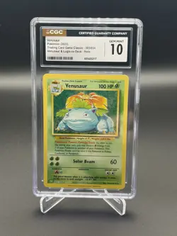 Venusaur Holo Pokemon Trading Card Game Classic #003/034 CGC Gem Mint 10 - Image 1