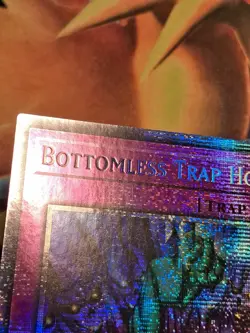 1st ed Bottomless Trap Hole MP25-EN018 Starlight Rare Yugioh Card Light Play - Image 3
