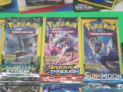 Pokemon XY Mixed 3 cards Booster Packs Lot 13 Roaring Skies Evolutions Blister - Image 4