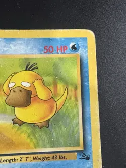 Psyduck 53/62 Fossil Regular Pokemon Card - Image 4