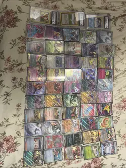 53 Pokemon Card Collection Lot Singles And Vintage CGC Slabs Different Languages - Image 1