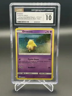 Drowzee - Pokemon Trading Card Game Classic Holo 011/034 - CGC 10 - Image 1