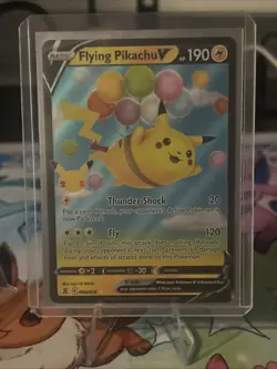 Pokemon TCG Flying Pikachu v Celebrations Holo Ultra Rare Lightning Card 006/025 - Image 1