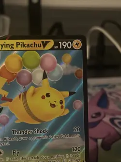 Pokemon TCG Flying Pikachu v Celebrations Holo Ultra Rare Lightning Card 006/025 - Image 4