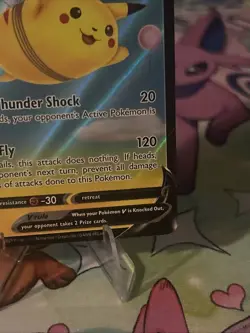 Pokemon TCG Flying Pikachu v Celebrations Holo Ultra Rare Lightning Card 006/025 - Image 5