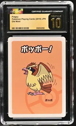 Pokemon Pidgey Old Maid Playing Card CGC 10 Pristine Japanese - Image 1