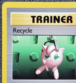 1st Edition Recycle - Fossil - #61/62 - Vintage Pokemon Card 1999 WOTC - Image 2