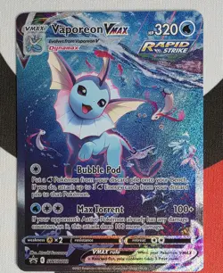 NM Vaporeon VMAX SWSH182 SWSH: Sword & Shield Promo Cards Holo - Image 1
