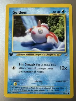 Goldeen 45/64 Common Neo Revelation 1st Edition Pokemon Card NM - Image 1