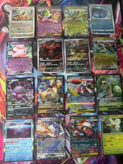 Pokemon 16 Card Lot nm V Max Mega Amazing Ex HOLO Rare Hits Only F27 - Image 1