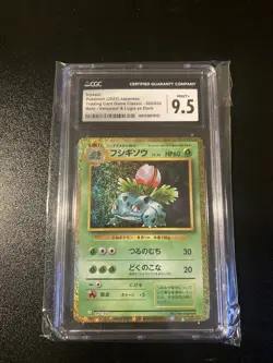 Pokemon TCG Classic Ivysaur CLV 002/034 Card CGC 9.5 MINT+ Grade Japanese 2023 - Image 1