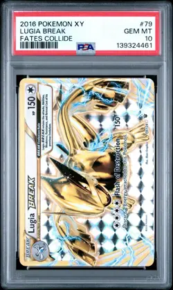 PSA 10 Lugia BREAK #079 - Fates Collide - Pokemon Trading Card Game GEM MINT - Image 1