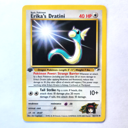 Erika's Dratini 42/132 Pokemon TCG 1st Edition Gym Heroes NM Vintage 2000 Card - Image 2