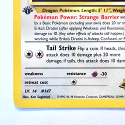 Erika's Dratini 42/132 Pokemon TCG 1st Edition Gym Heroes NM Vintage 2000 Card - Image 5