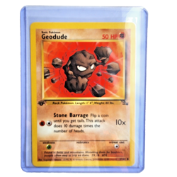 Geodude 47/62 Pokemon TCG 1st Edition Fossil NM Vintage 1999 Card - Image 1