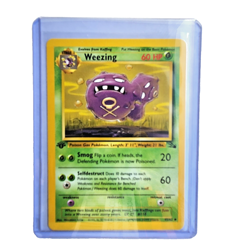 Weezing 45/62 Pokemon TCG 1st Edition Fossil NM Vintage 1999 Card - Image 1