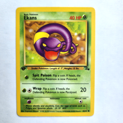 Ekans 46/62 Pokemon TCG 1st Edition Fossil NM Vintage 1999 Card - Image 2