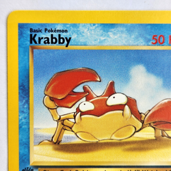 Krabby 51/62 Pokemon TCG 1st Edition Fossil Vintage 1999 Card - Image 3
