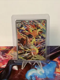 Pokemon TCG Ethan's Typhlosion Destined Rivals Illustration Rare Card 190/182 - Image 1