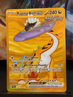 Raging Bolt EX 218/162 SV05: Temporal Forces Pokemon Card - Image 2