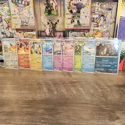 Pokemon TCG lot Eevee Evolutions 9 Reverse holo cards NM - Image 1