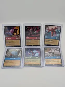 6x Disney Lorcana Legendary Non-Foil Card Lot! Into the Inklands & Azurite Sea - Image 1