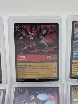 6x Disney Lorcana Legendary Non-Foil Card Lot! Into the Inklands & Azurite Sea - Image 3