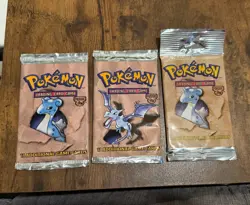 *OPEN* Pokemon Cards - Jungle Set - 3 Packs w/10 Cards Each - Trading Card Game - Image 1