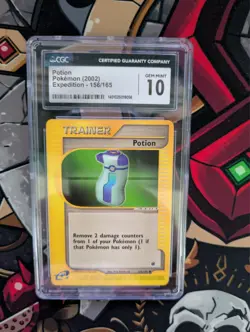 Pokemon Potion 156/165 2002 Expedition e-Card CGC 10 Gem Mint - Image 1