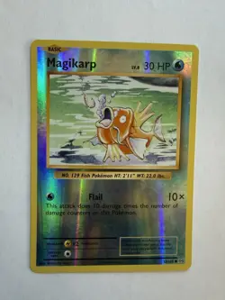2016 Pokemon XY Evolutions Magikarp Reverse Foil Holo #33 33/108 Trading Card - Image 1