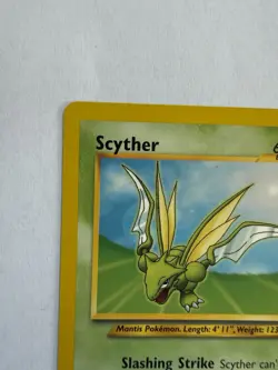 2000 Pokemon Black Star Promo Scyther 45/53 Wotc Regular Trading Card Game TCG - Image 2