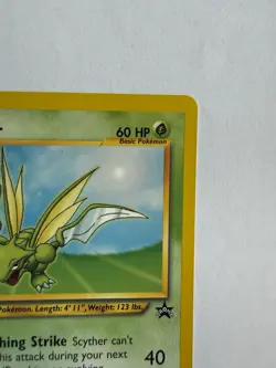 2000 Pokemon Black Star Promo Scyther 45/53 Wotc Regular Trading Card Game TCG - Image 3